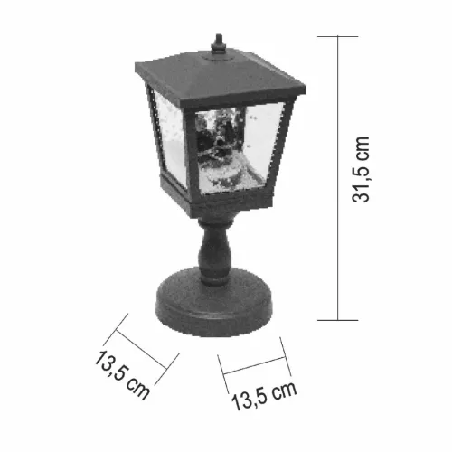 HOME LFS315 havazó lámpás, 8 dallam, 2db hidegfehér LED, elemes t�-5999084978105 3 kép