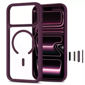  iPhone 17 Pro / 18 Pro sötét cseresznye/átlátszó Tech-Protect Ma-5906302341603 2 kép