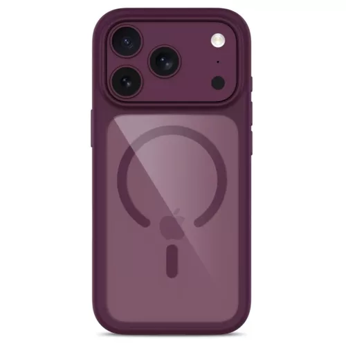  iPhone 17 Pro / 18 Pro sötét cseresznye/átlátszó Tech-Protect Ma-5906302341603 4 kép