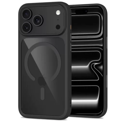  iPhone 17 Pro Max / 18 Pro Max fekete/átlátszó Tech-Protect MagOne-5906302326303 3 kép