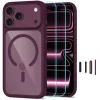  Apple iPhone 17 Pro Max / 18 Pro Max sötét cseresznyeszín/átláts-5906302341610 1 kép