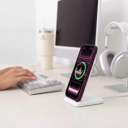  Apple iPhone 17 Pro Max / 18 Pro Max sötét cseresznyeszín/átláts-5906302341610 8 kép