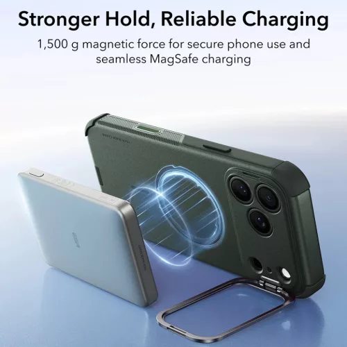 Apple iPhone 18 Pro Max / 17 Pro Max zöld ESR Cyber Armor kitámaszt�-4894240307991 2 kép