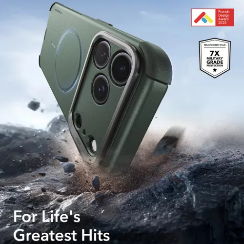Apple iPhone 18 Pro Max / 17 Pro Max zöld ESR Cyber Armor kitámaszt�-4894240307991 5 kép