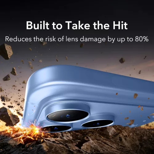 iPhone 18 Pro Barna ESR Armorite Pro kameravédő üvegfólia-4894240306338 6 kép
