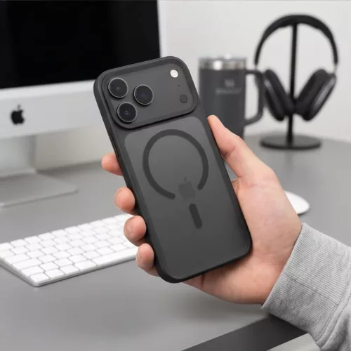  Apple iPhone 17 Pro Max / 18 Pro Max matt fekete Tech-Protect Magmat -5906302325276 8 kép