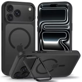  iPhone 17 Pro / 18 Pro matt fekete Tech-Protect MagStand MagSafe CC t-5906302341177 1 kép