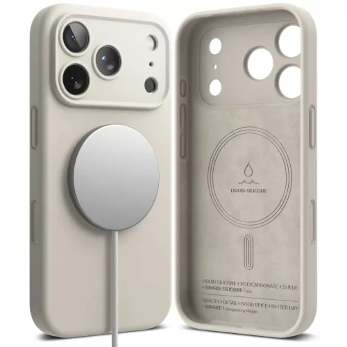 Apple iPhone 18 Pro Stone Ringke szilikon mágneses MagSafe tok-8800380463110 2 kép
