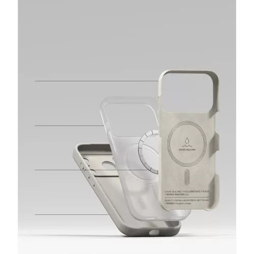 Apple iPhone 18 Pro Stone Ringke szilikon mágneses MagSafe tok-8800380463110 7 kép