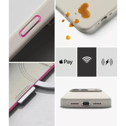 Apple iPhone 18 Pro Stone Ringke szilikon mágneses MagSafe tok-8800380463110 8 kép