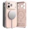 iPhone 18 Pro homokrózsaszín Ringke Silicone Magnetic MagSafe szili-8800380463080 1 kép