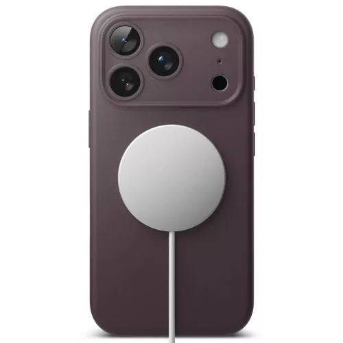  iPhone 18 Pro sötét cseresznye Ringke Silicone Magnetic MagSafe tok-8800380463172 4 kép