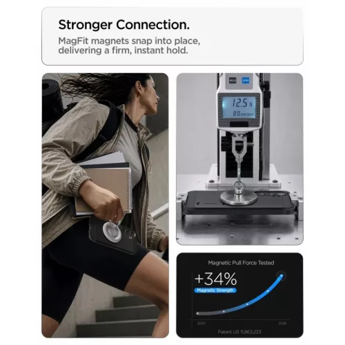 Samsung Galaxy S26 FE Gunmetal Spigen Tough Armor Mag MagSafe tok-8800337247688 7 kép