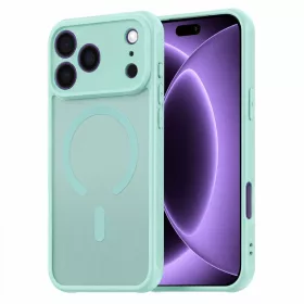    iPhone 18 Pro / iPhone 17 Pro mentazöld Techsuit HaloFrost II MagSafe tok