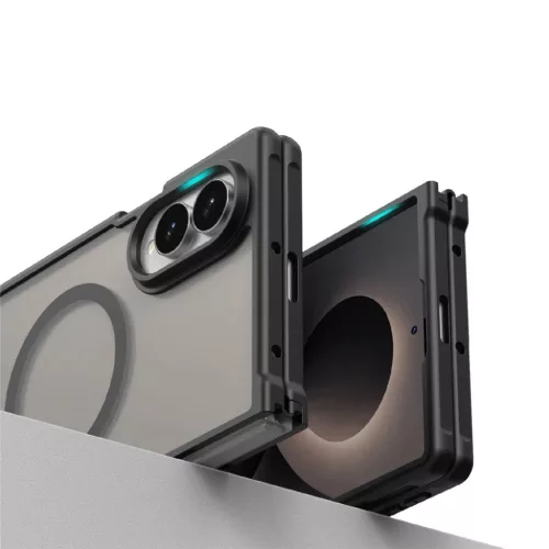  Samsung Galaxy Z Fold8 fekete Techsuit HaloFrost II MagSafe tok-5949419377394 4 kép