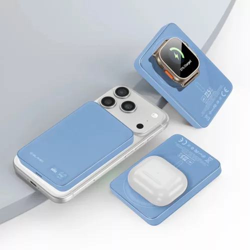 Blavec BJ-04 Slim 10000 mAh mágneses MagSafe 3 az 1-ben külső akkum-5900217508076 3 kép