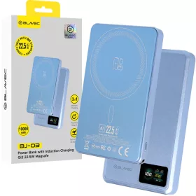 Blavec Power Bank 10000mAh BJ-03 Slim 13,5mm - Type C - 22,5W magnetic-5900217508120 1 kép