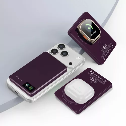 Blavec BJ-03 10 000 mAh-s mágneses MagSafe 3 az 1-ben külső akkumul-5900217508113 3 kép