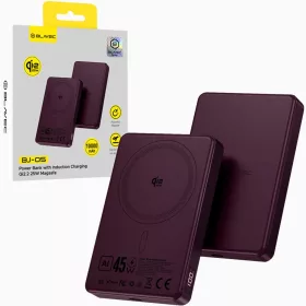 Blavec BJ-05 10000 mAh mágneses külső akkumulátor, lila-5900217508533 1 kép