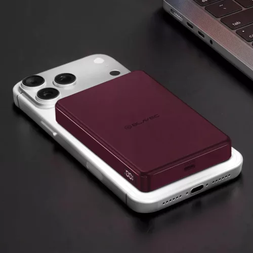 Blavec BJ-05 10000 mAh mágneses külső akkumulátor, lila-5900217508533 3 kép