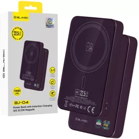Blavec BJ-04 Slim 10000 mAh 22,5 W mágneses MagSafe 3 az 1-ben küls�-5900217508083 1 kép