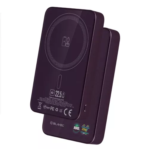 Blavec BJ-04 Slim 10000 mAh 22,5 W mágneses MagSafe 3 az 1-ben küls�-5900217508083 2 kép