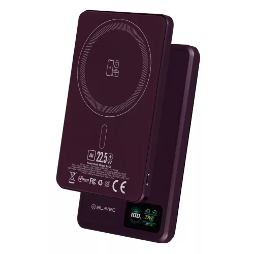 Blavec BJ-03 Ultra Slim 5000 mAh mágneses MagSafe 3 az 1-ben külső -5900217508090 2 kép