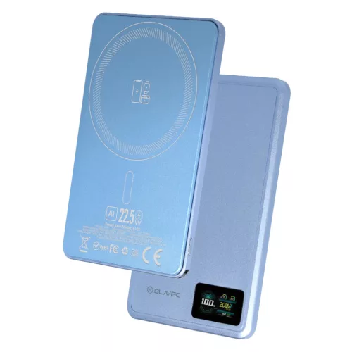 Blavec BJ-03 5000mAh mágneses vezeték nélküli powerbank, világosk-5900217508106 2 kép