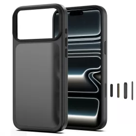  Apple iPhone 17 Pro / 18 Pro matt fekete Tech-Protect Magmat CC tok-5906302326259 2 kép