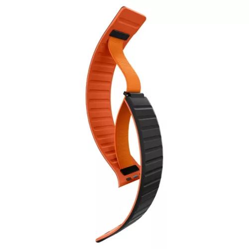 Spigen Athlex Air M szilikon óraszíj Apple Watchhoz, fekete/narancss-8800337246674 5 kép