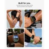 Spigen Athlex Air M szilikon óraszíj Apple Watchhoz, fekete/narancss-8800337246674 8 kép