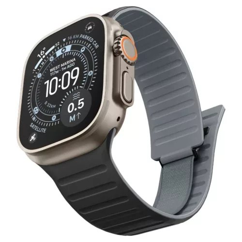 Apple Watch 8 / 9 / 10 / 11 / SE / Ultra (44 / 45 / 46 / 49 mm) fekete-8800337246681 2 kép