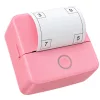 Mini hőnyomtató bluetooth DT1-0 / X6 mini RÓZSASZÍN, e-nyugta komp- 2 kép