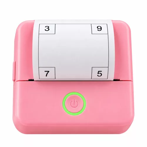 Mini hőnyomtató bluetooth DT1-0 / X6 mini RÓZSASZÍN, e-nyugta komp- 3 kép