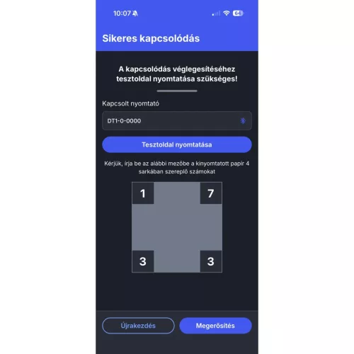 Mini hőnyomtató bluetooth DT1-0 / X6 mini RÓZSASZÍN, e-nyugta komp- 4 kép