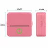 Mini hőnyomtató bluetooth DT1-0 / X6 mini RÓZSASZÍN, e-nyugta komp- 5 kép