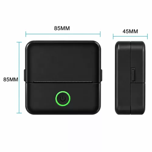 Mini hőnyomtató bluetooth DT1-0 / X6 mini FEKETE, e-nyugta kompatibi- 6 kép