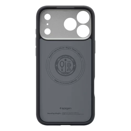 iPhone 17 Pro Max / 18 Pro Max fekete szezám Spigen Nano Pop mágnese-8800337252682 4 kép