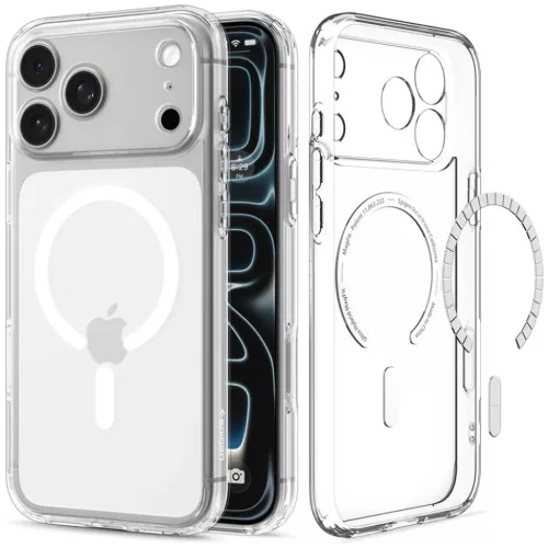 iPhone 17 Pro Max / iPhone 18 Pro Max átlátszó / fehér Spigen Ultr-8800337252446 2 kép