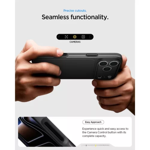 Apple iPhone 17 Pro Max / 18 Pro Max fekete Spigen Vékony illeszkedé-8800337252316 10 kép