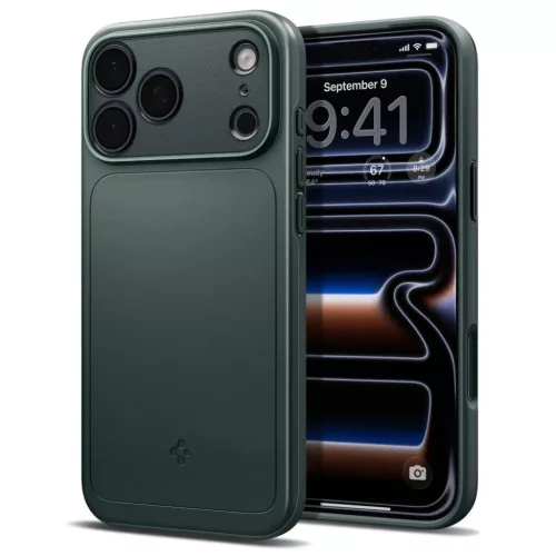 iPhone 17 Pro Max / 18 Pro Max mélységzöld Spigen Thin Fit MagSafe -8800337252323 2 kép
