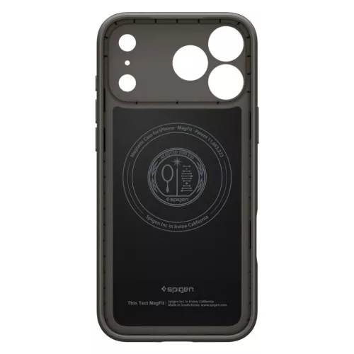 Apple iPhone 17 Pro Max / 18 Pro Max fegyverszürke Spigen Thin Fit Ma-8800337252330 4 kép
