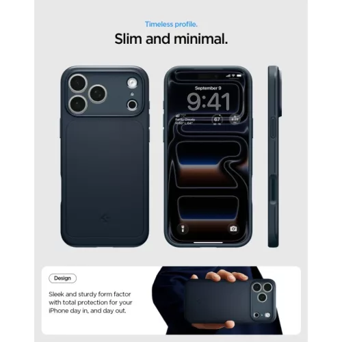 iPhone 17 Pro Max / 18 Pro Max fémes palaszürke Spigen Thin Fit MagS-8800337252347 8 kép