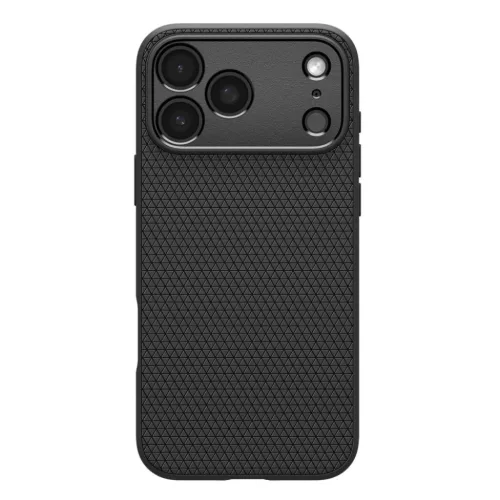 Apple iPhone 17 Pro Max / 18 Pro Max matt fekete Spigen Liquid Air tok-8800337252378 2 kép