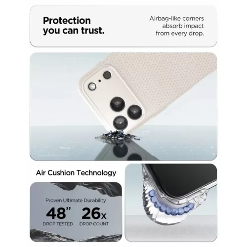 Apple iPhone 17 Pro Max / 18 Pro Max természetes titán Spigen Liquid-8800337252408 9 kép