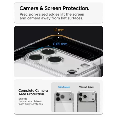 Apple iPhone 17 Pro Max / 18 Pro Max Spigen Ultra Hybrid kristálytisz-8800337252422 10 kép