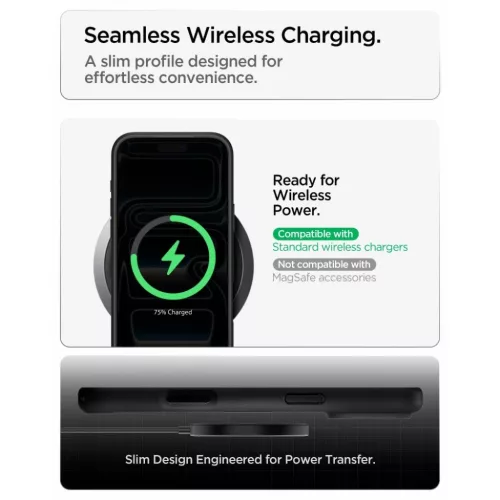 iPhone 17 Pro Max / 18 Pro Max matt fekete Spigen Ultra Hybrid tok-8800337252439 8 kép