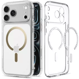 iPhone 17 Pro Max / 18 Pro Max átlátszó / arany Spigen Ultra Hybrid-8800337252460 2 kép