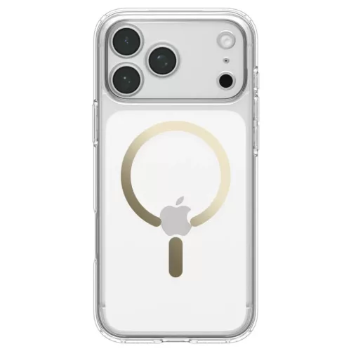 iPhone 17 Pro Max / 18 Pro Max átlátszó / arany Spigen Ultra Hybrid-8800337252460 4 kép