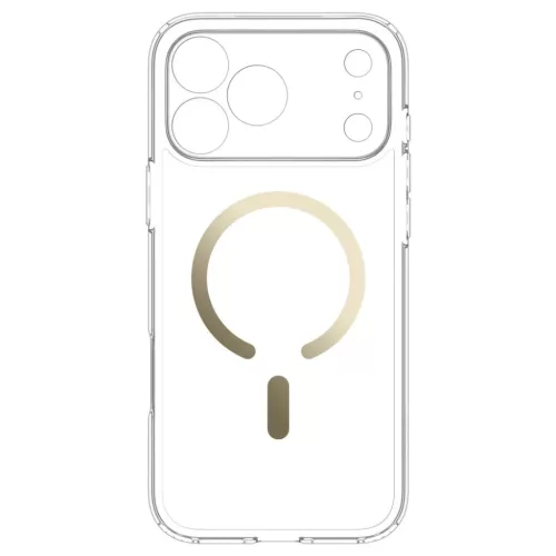 iPhone 17 Pro Max / 18 Pro Max átlátszó / arany Spigen Ultra Hybrid-8800337252460 5 kép